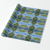 Blaues Himmel Geschenkpapier (Ungerollt)