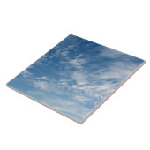 Blaues Himmelsgeplättetes blaues Muster Fliese (Seite)