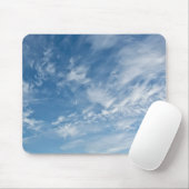 Blaues Himmelsgeplättetes blaues Muster Mousepad (Mit Mouse)