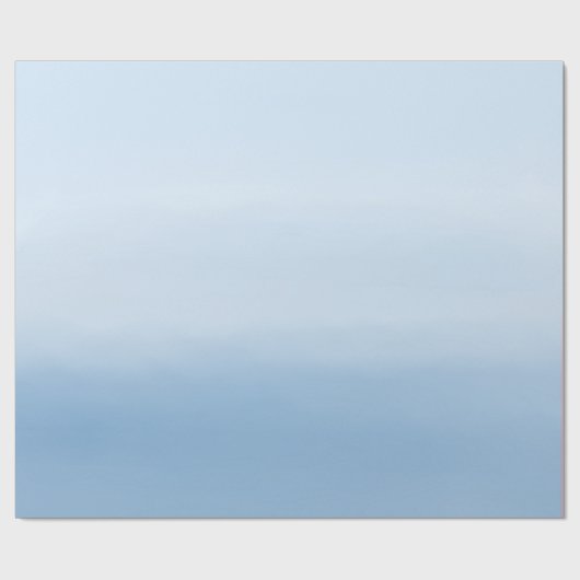 Blaues Himmelskörper Geschenkpapier (Flach)