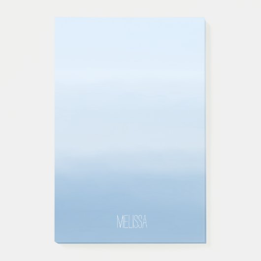 Blaues Himmelskörper Post-it Klebezettel (Vorderseite)