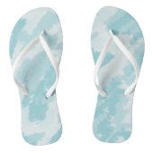 Blaues Himmelsmuster Badesandalen (Fußbett)