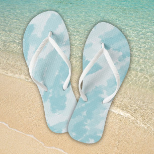 Blaues Himmelsmuster Badesandalen