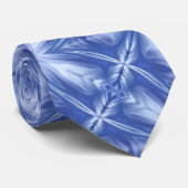 Blaues Himmelswolken-Abstraktes Muster Krawatte (Gerollt)