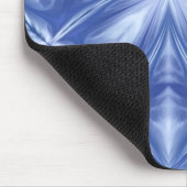 Blaues Himmelswolken-Abstraktes Muster Mousepad (Ecke)