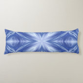 Blaues Himmelswolken-Abstraktes Muster Seitenschläferkissen (Vorderseite)