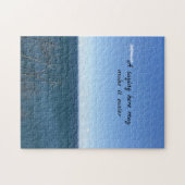 Blaues Himmelswolken-Foto Puzzle (Horizontal)