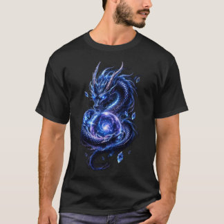 Blaues himmlisches Drachen-T-Shirt | Japanische Fa T-Shirt