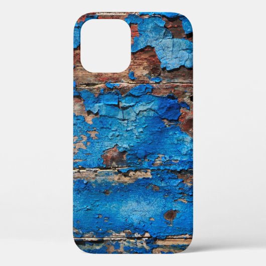 Blaues Holz mit Textur Case-Mate iPhone Hülle (Rückseite)