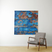 Blaues Holz mit Textur Wandteppich (Beispiel)