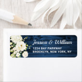 Blaues Holz und Rose Blütenfarbe Wasserfarbe Rusti (Insitu)