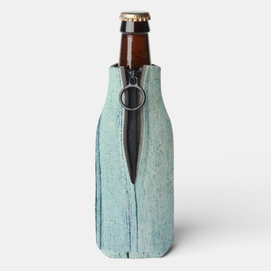 Blaues Holz Willkommen im Lake House Flaschenkühler (Flasche Rückseite)