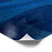 Blaues Horusauge Poster (Ecke)