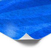 Blaues Horusauge Poster (Ecke)