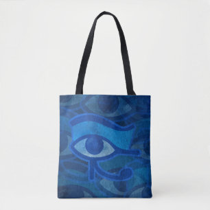Blaues Horusauge Tasche