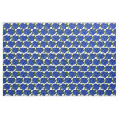 Blaues Hydrangea-Druck-Gewebe Stoff (Yard (91,4 cm))