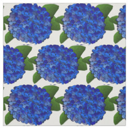 Blaues Hydrangea-Druck-Gewebe Stoff