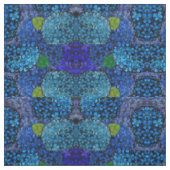 Blaues Hydrangea-Gewebe Stoff (Muster)