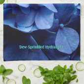 Blaues Hydrangea Handtuch (Gefaltet)