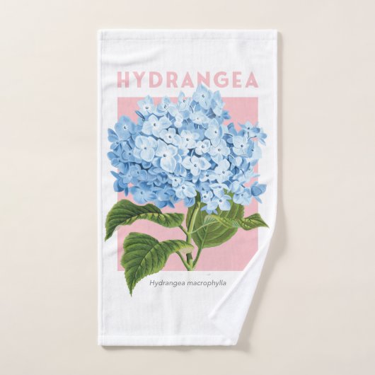 Blaues Hydrangea Handtuch (Handtuch)