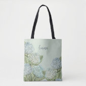 Blaues Hydrangea/Sage Green Tasche (Vorderseite)