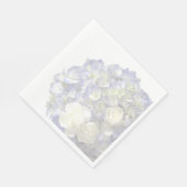 Blaues Hydrangea Serviette (Ecke)