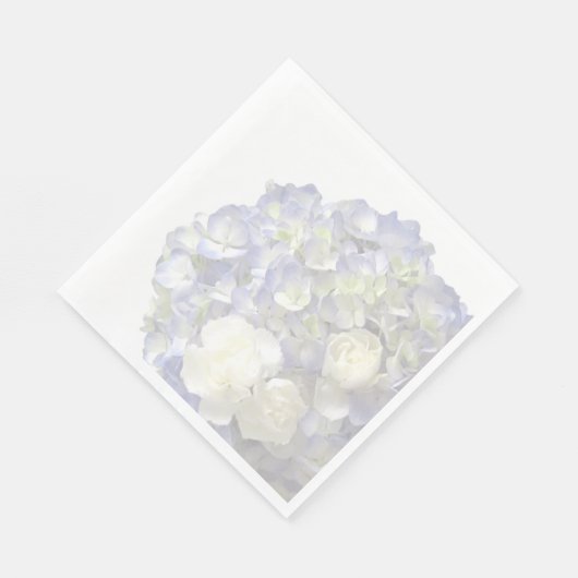 Blaues Hydrangea Serviette (Ecke)
