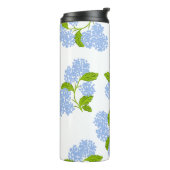 Blaues Hydrangea-Thermaltumbler Thermosbecher (Nach links gedreht)