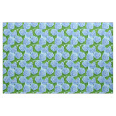 Blaues Hydrangea-Wasserfarbenmuster Stoff (Fat Quarter (45,7 x 55,9 cm))