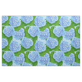 Blaues Hydrangea-Wasserfarbenmuster Stoff (Yard (91,4 cm))