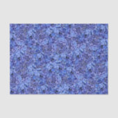 Blaues HydrangeaSeidenpapier Seidenpapier (Vorderseite)