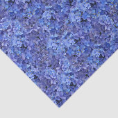 Blaues HydrangeaSeidenpapier Seidenpapier (Ausschnitt)