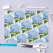 Blaues Hydrangetikettenpapier Seidenpapier (Handwerk)