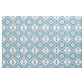 Blaues Ikat-Diamanten-Muster Stoff (Fat Quarter (45,7 x 55,9 cm))