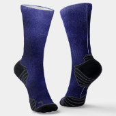 Blaues Imitat-Fussdesign Socken (Gewinkelt)
