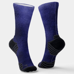 Blaues Imitat-Fussdesign Socken