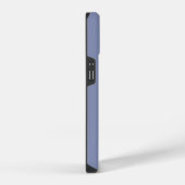 Blaues Initial Name Personalisiertes Monogramm-Des iPhone Hülle (Rechte Seite)