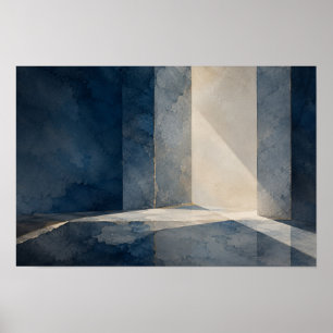 Blaues Intervall — Aurema (Landschaft) Poster