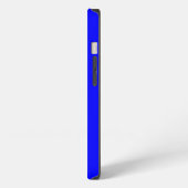 Blaues iPhone X Case Hülle (Linke Seite)