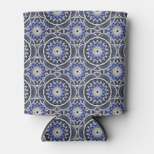Blaues islamisches Mandala-Muster Dosenkühler