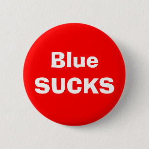 Blaues IST ZUM KOTZEN Button