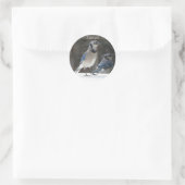 Blaues Jay: Du fehlst mir Aufkleber (Tasche)
