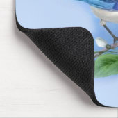 Blaues Jay Mousepad (Ecke)