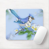 Blaues Jay Mousepad (Mit Mouse)