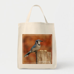 Blaues Jay Tragetasche
