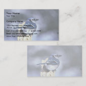 Blaues Jay Visitenkarte (Vorne/Hinten)