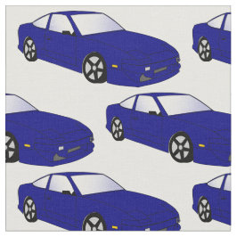 Blaues JDM Sport-Auto-Gewebe Stoff