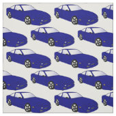 Blaues JDM Sport-Auto-Gewebe Stoff (Muster)