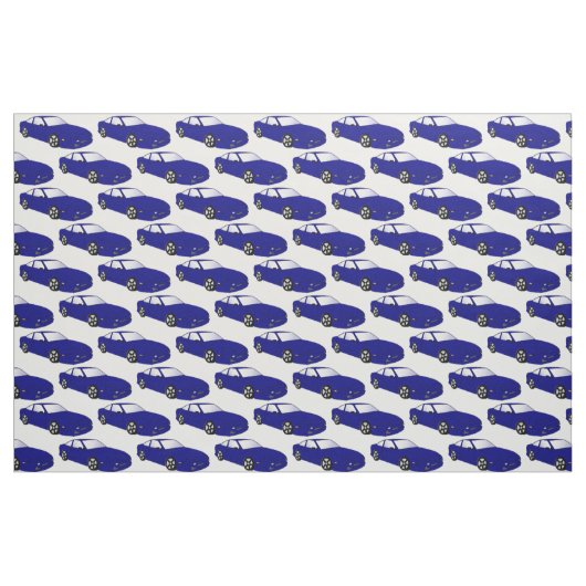 Blaues JDM Sport-Auto-Gewebe Stoff (Fat Quarter (45,7 x 55,9 cm))