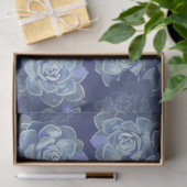 Blaues Kaktus-Tissue Seidenpapier (Geschenk)